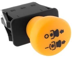 SnelShoppen - PTO Schakelaar Grasmaaier K301162300 Geschikt Voor Kubota ZG123 ZG127 Z411 Z421 Z723 2-pins 8 Terminals 9-16VDC