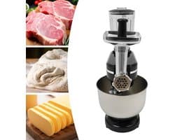 Keukenmixer – Keukenmachine – Mengmachine – Mixer – Deegmixer – Zwart – 700W Motor – 6 Liter Mengkom