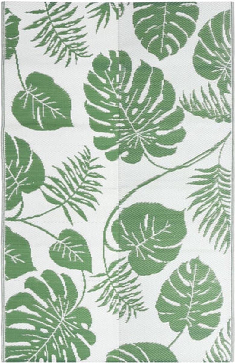 vidaXL - Buitenkleed - ARAKIL - 190x290 - cm - polypropeen - groen — afbeelding 1