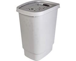 Rotho - Wasbox - Design 55 l Bloemen Cool Grijs