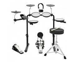 VISIONDRUM+ Elektronisch Drumstel met Kruk en Hoofdtelefoon