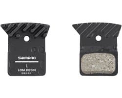 Shimano L05A-RF Series - Remblokken Schijfrem - Resin met Koelvin - GRX / Ultegra / 105 - Organisch