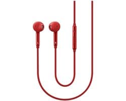 Samsung In-ear oordopjes - Rood - voor Samsung Galaxy S6, S6 Edge, S7, S7 Edge etc.
