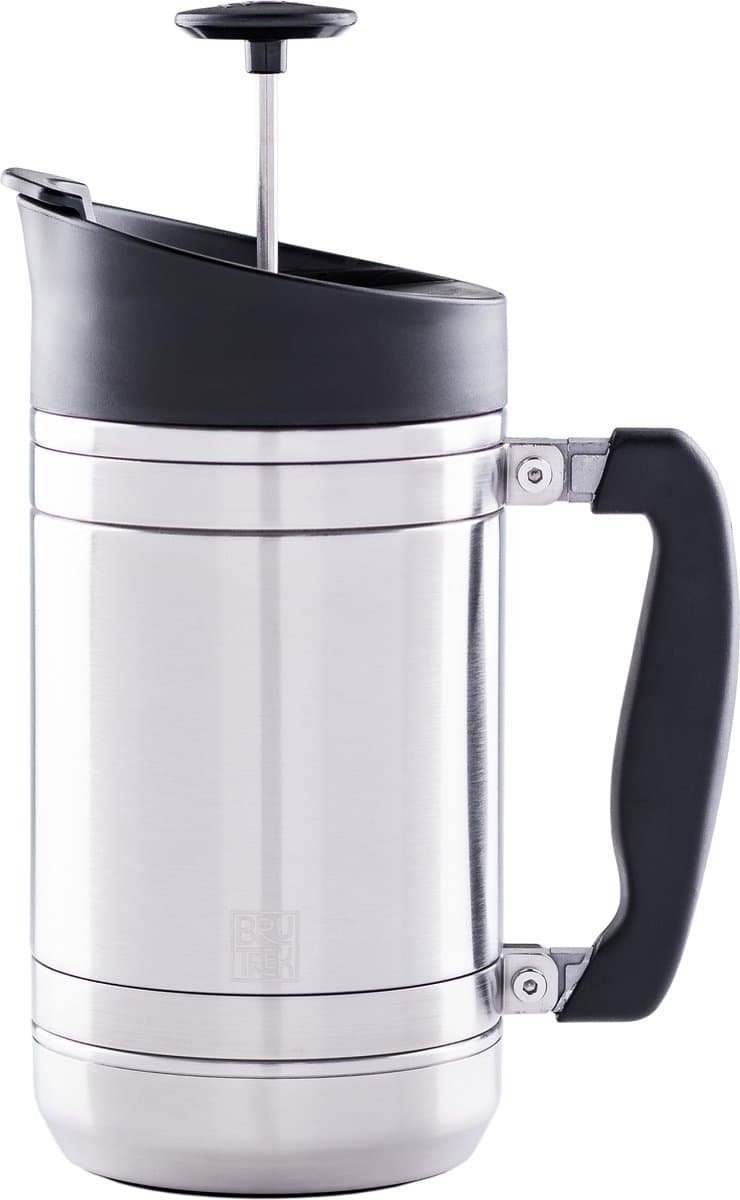 Planetary Design - Serie BruTrek Base Camp - Koffie - French Press - Cafetiere - Camping - Koffiekan - Outdoor - Stoer - Sterk - Anti bitter - Staal - 1L — afbeelding 1