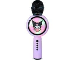 Kuromi - draadloze karaoke microfoon voor kinderen - oplichtend LED display - speaker - met stemeffecten
