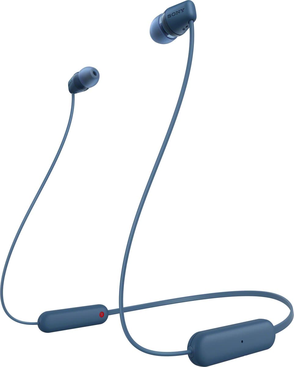 Sony WI-C100 - Draadloze oordopjes - Blauw — afbeelding 1