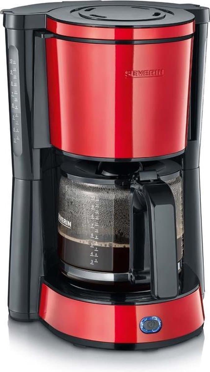 Severin KA 4817 Koffiezetapparaat Rood/Zwart — afbeelding 1