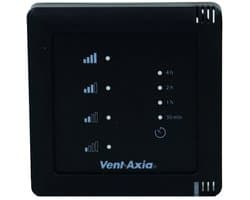 Vent-Axia Multihome draadloze 4-standenschakelaar met batterij - zwart - SSU-BZ
