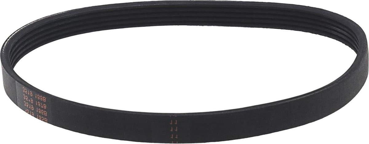 Aandrijfriem voor grasmaaiers - 12 mm breed rubberen synchrone distributieriem - compatible met Flymo Turbo Lite 350 400 - vervangt 5PJ 513787200 . — afbeelding 1