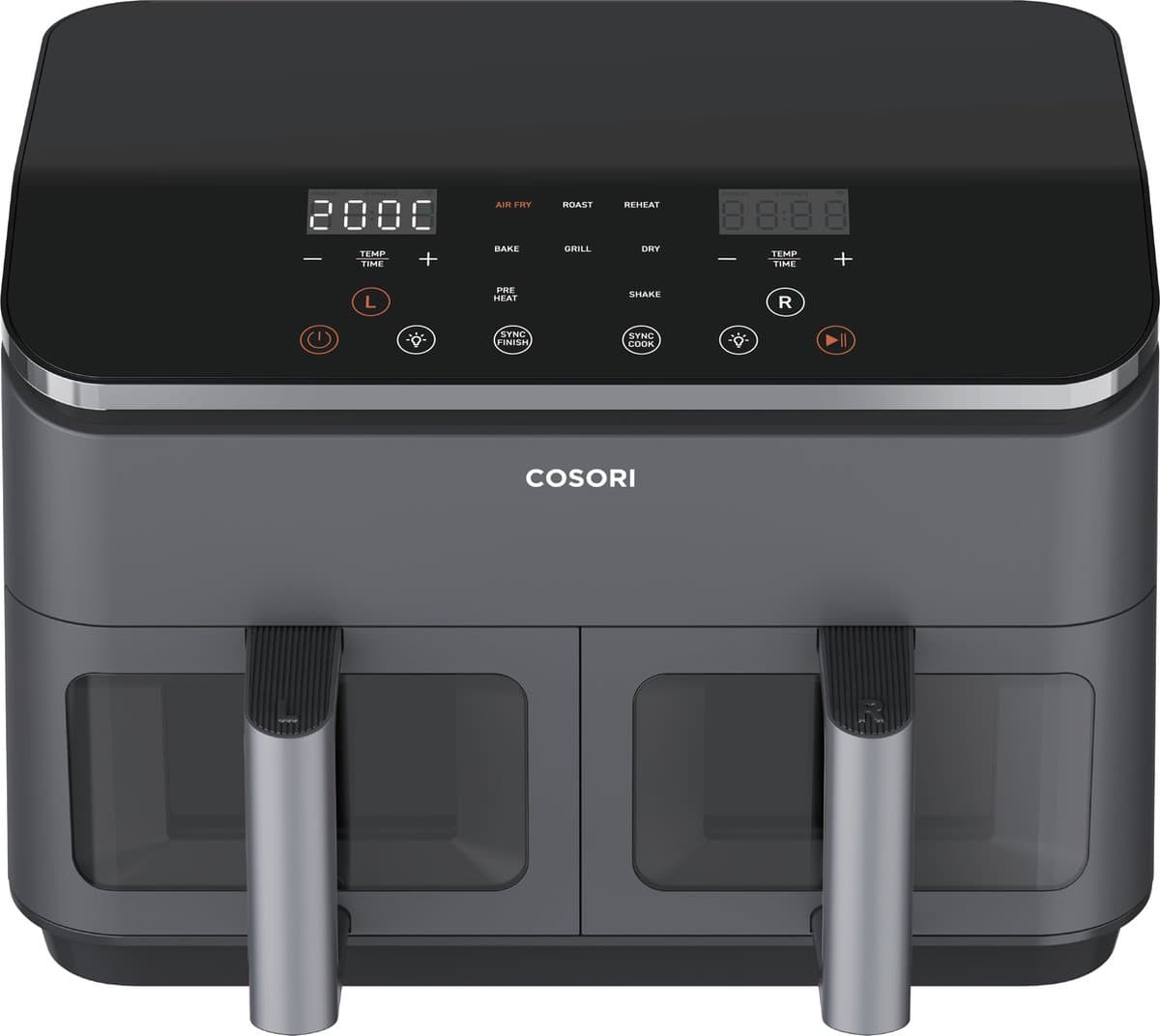 Cosori Dual Basket - Airfryer XXL – 8.5L – 2 Manden – 6 Programma’s — afbeelding 1