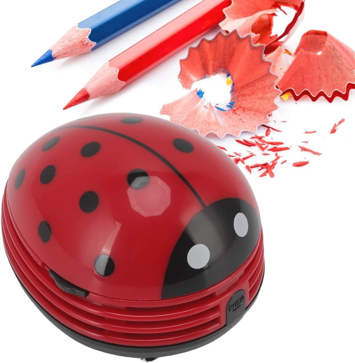 Draagbare Cartoon Mini-stofzuiger voor Desktop en Auto - Snoerloos en Multifunctioneel — afbeelding 1