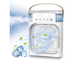 Mini Draagbare Air Conditioner Fan Ventilator - Verkoeld, Bevochtigd, Draagbare kleine water cooler & Aroma Diffuser.