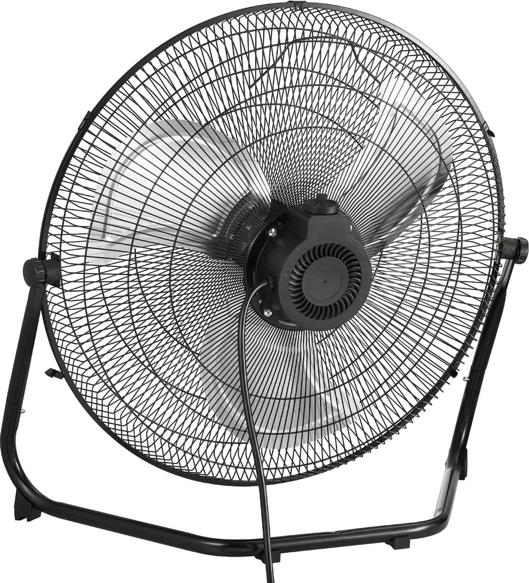 Vloerventilator Set 2 Stuks - Industriële Windmachine - Ø 50,8 cm - 3 Snelheden - 360° Kantelbaar - 4800 CFM Luchtstroom - Voor Sportschool, Garage, Thuis — afbeelding 1