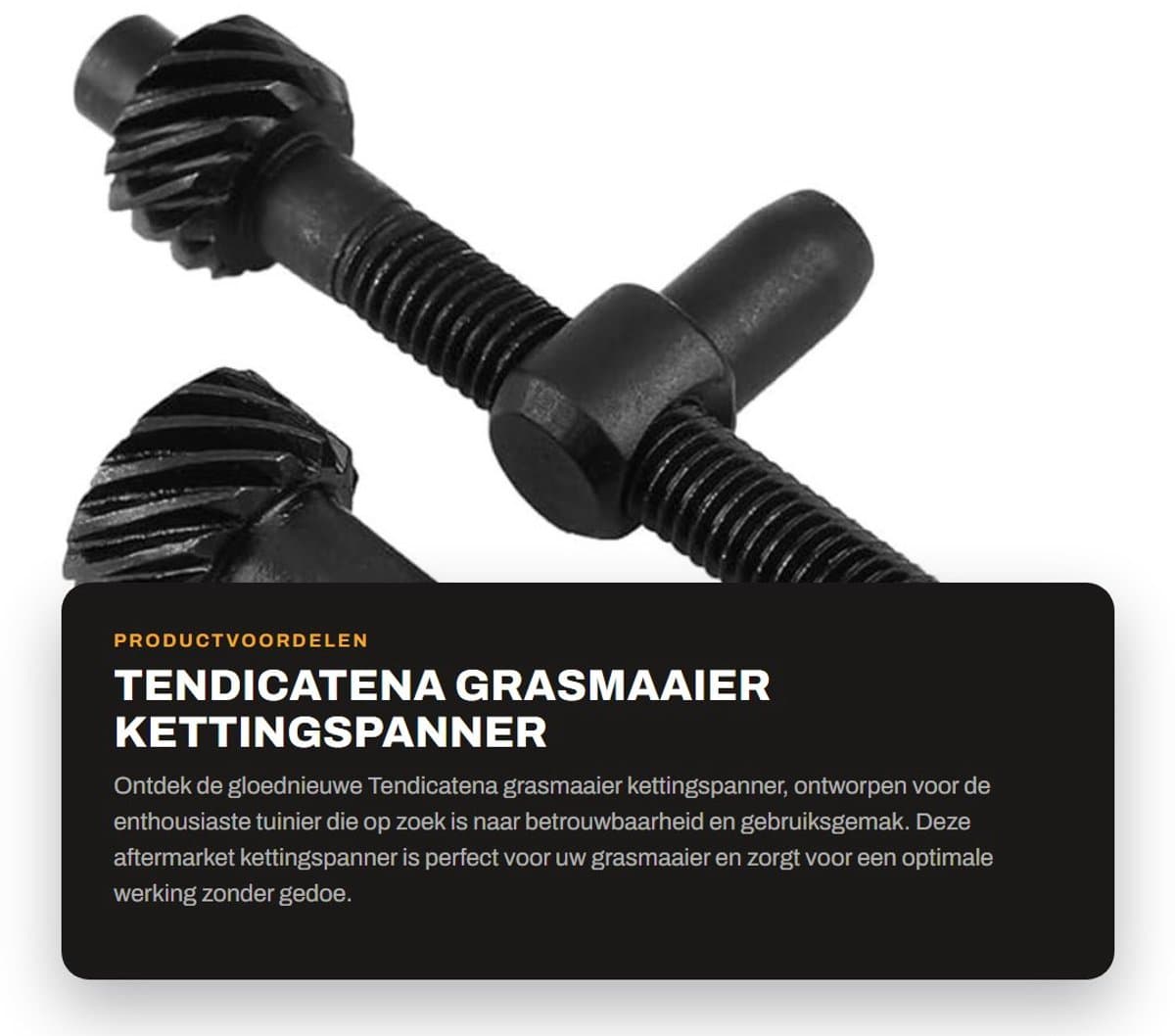 Dailygoods- Tendicatena - Kettingspanner - Automatische Kettingafstelling - Geschikt voor Lawnflite/Carlton Painier - Duurzaam Ontwerp - Eenvoudig te Installeren — afbeelding 1