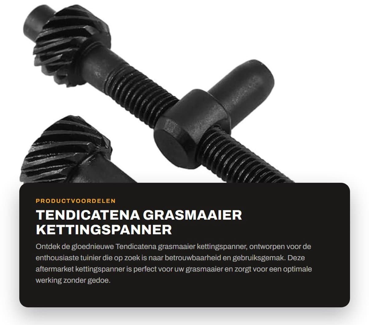 Dailygoods- Tendicatena - Kettingspanner - Automatische Kettingafstelling - Geschikt voor Lawnflite/Carlton Painier - Duurzaam Ontwerp - Eenvoudig te Installeren — afbeelding 1