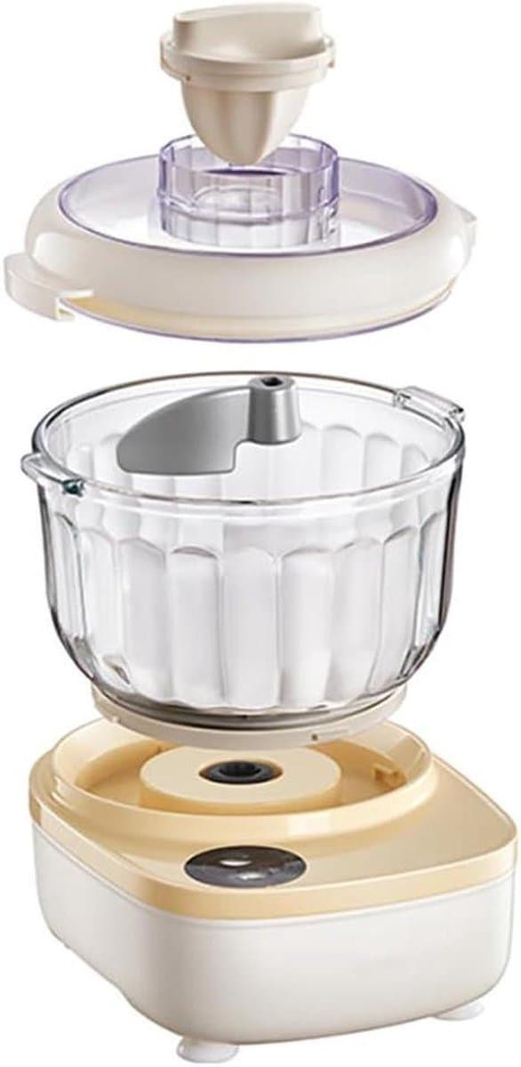 Deegkneedmachine - Keukenmixer - Bakken - Multidimensionaal kneedmes - 2 liter - Wit — afbeelding 1