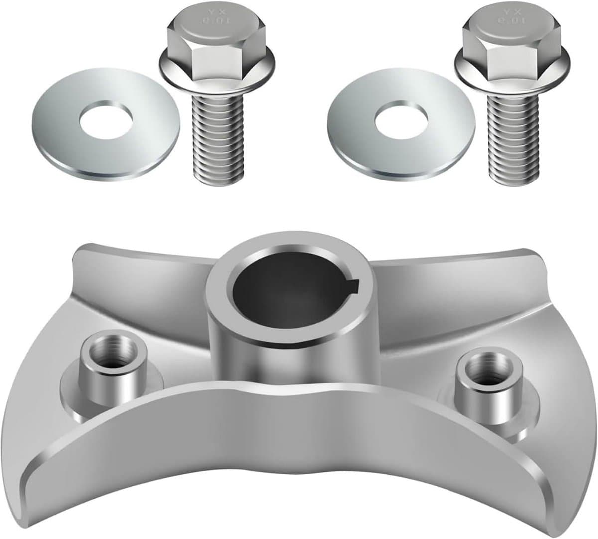 Grasmaaier Houder Kit - Maaier Onderdeel - Grasmaaier Onderhoud - Directe Vervanging - 15 x 10 x 10 cm - Metaal — afbeelding 1