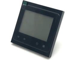 Wifi Slimme Thermostaat Temperatuurregelaar for Vloerverwarming Water/Gas Boiler Werkt Thuis Bespaart Energie-En Verwarmingskosten(Black,BHT-002GB (Electric))