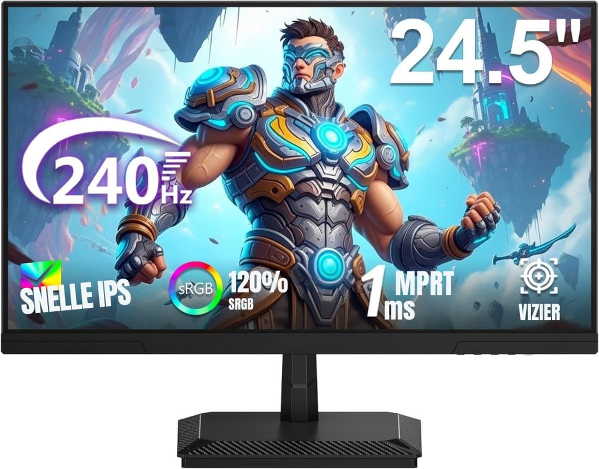 AHD® Gaming Monitor 240hz - Gaming Monitor - Zwart - 19cm x 55cm x 42cm — afbeelding 1