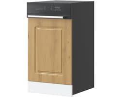 Vaatwasserpaneel - Frontplaat Keuken - Keuken Integratie - Robuust Houtmateriaal - 45 x 1.5 x 67 cm - Eiken Ambachtelijk