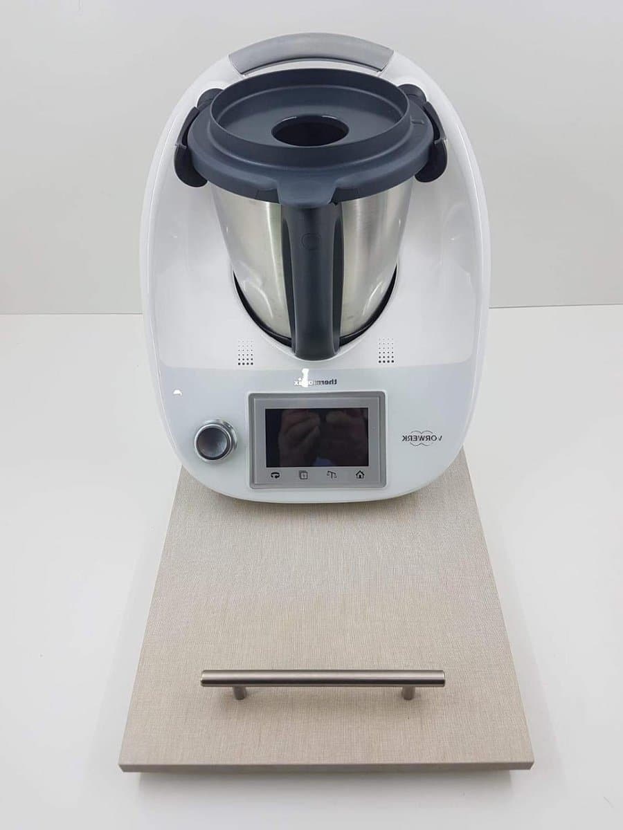 Glijplank Keukenmachine - Verplaatsingsplank Keukenrobot - Keukenmachine Verplaatsen - Beschermt Weegsysteem - 60 x 30 cm - Zwart — afbeelding 1