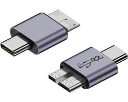 USB C naar Micro B Adapter - Externe Harde Schijf Adapter - Bestanden Overzetten - 10 Gbps Snelheid