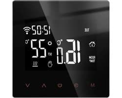 Slimme Thermostaat - Temperatuur Controller - Energie Besparen - App Bediening - 86x86mm - Wit