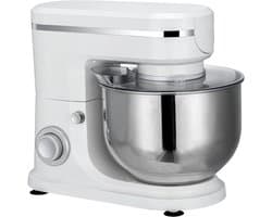 Keukenmixer - Keukenmachine - Bakken en Maken - 6 Liter Kom - 6 Snelheden - Zilver