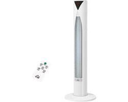 Torenventilator - Kolomventilator - Ruimte Koelen - Met Afstandsbediening - 96 cm Hoog - Wit