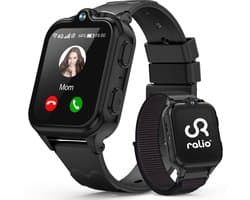 Ralio R5 Ultra 4G GPS Horloge Kind met simkaart – Videobellen – Dual Camera –- Android OS - Smartwatch Kinderen met 1,83"AMOLED Display – SOS-knop – Ruim geheugen van 2 GB + 16 GB – GPS Tracker – Voor Jongens en Meisjes