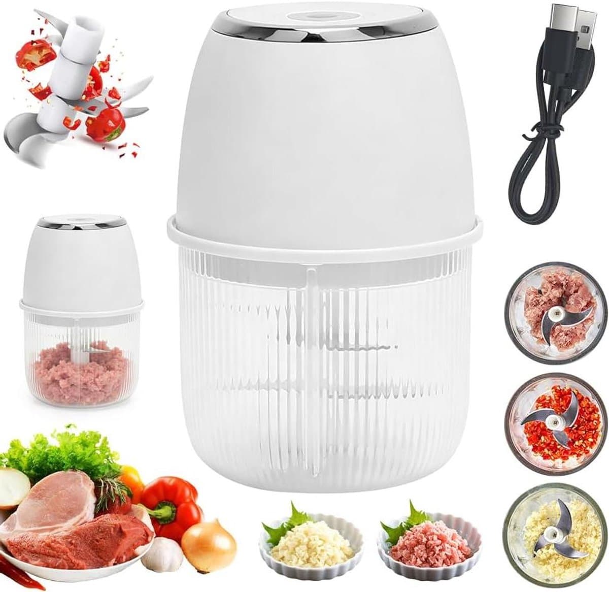 Keukenmachine - Compacte Hulp - Eten Bereiden - Krachtige Motor - 1.5 Liter - Zwart — afbeelding 1