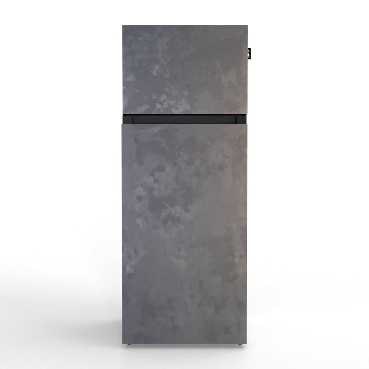 NUNKI MEDIUM-ASEA / Dubbel-Deurs Koelkast, E Klasse, 206l, Grijze Betonlook Seaport, Satin (ALL sides) — afbeelding 1