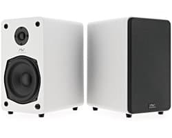 AVCOM Active Bookshelf Speaker Pair, White
