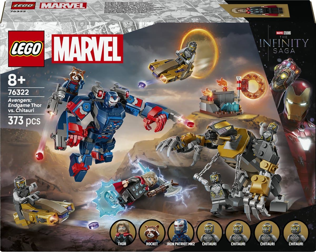 Lego Marvel 76322 Avengers: Thor Vs. Chitauri Bouwstenen — afbeelding 1