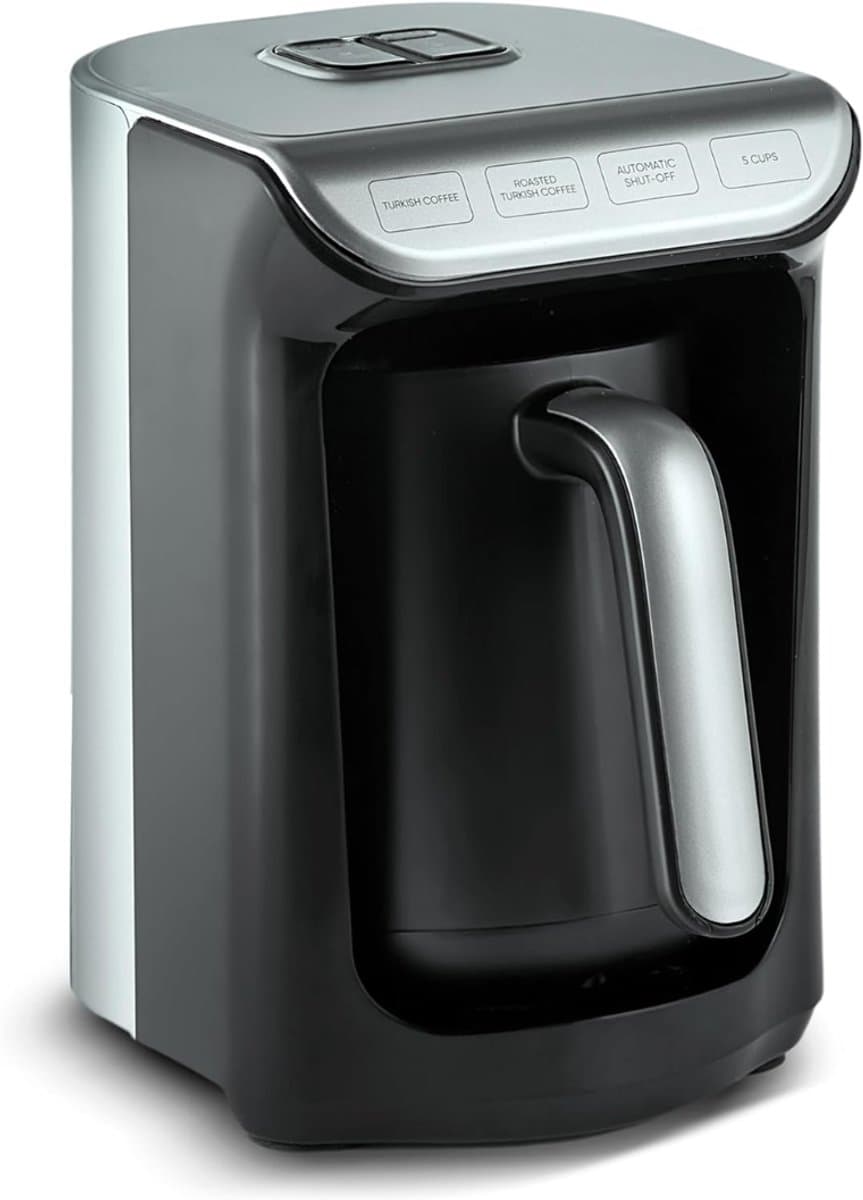 SNJY® Turkse Koffiezetapparaat - Turkse Koffie - Turkse Theepot Elektrische - 300 ML - 535 W - Zwart — afbeelding 1