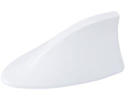 Store_8 - Shark Fin Antenne - AM/FM Radio - Waterdichte Rubber Coating - Wit - Universele Antenne - Geschikt voor Auto - Kleur Wit