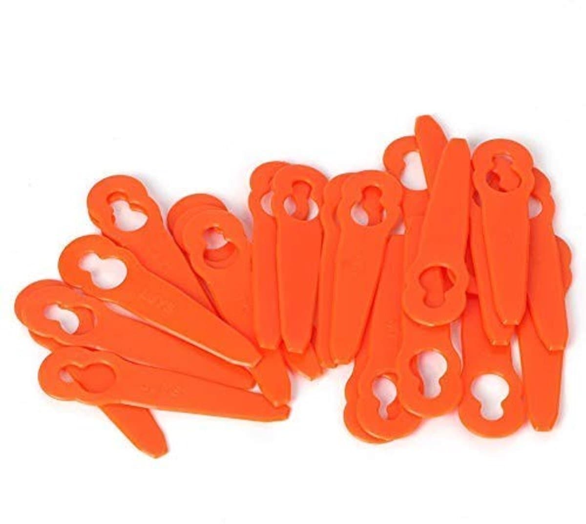 NTH products - Trimmerkopbladen - Vervangingsbladen voor grasmaaier - Oranje - Duurzaam kunststof - 24-delige set - Geschikt voor Polycut 2-2 - Herbruik... — afbeelding 1