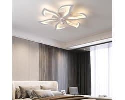 RUX® Plafonniere Met Ventilator - Plafondventilator - Plafondventilator Met Verlichting - Wit - 79cm x 79cm x 13cm; 6 kg