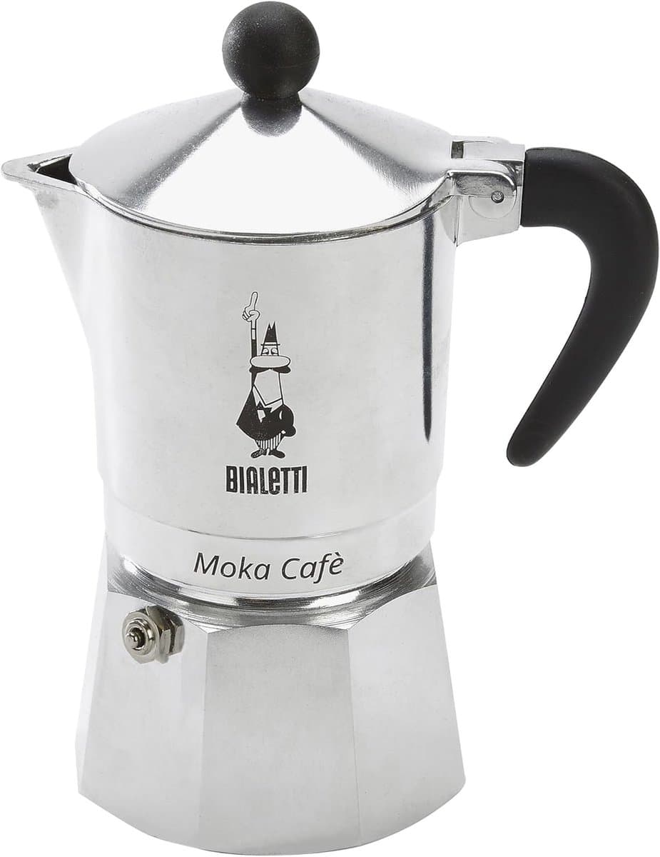 Espressomachine voor 3 kopjes - aluminium, grijs — afbeelding 1