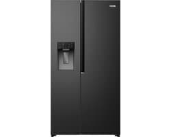 ETNA AKV6178IZWA - Amerikaanse koelkast - No-Frost - 178 cm hoog - 528 liter - Energielabel C - Invriesvermogen 10 kg/24u - Geluidsniveau 37 dB - LED Display - IJs- en waterdispenser - SuperCool - FastFreeze - Deuralarm - Multi Airflow – EnergySaving