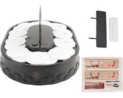 Sushi Machine - Dessert Presentatie - Feestelijke Tafeldekking - Automatisch Roterend - 30 x 21 x 6cm - Wit