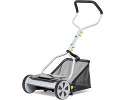 MIRA® Grasmaaier Handmatig – Handmaaier Met 20 liter Opvankzak – Grasmaaiers – Grijs - 53cm x 43cm x 26cm
