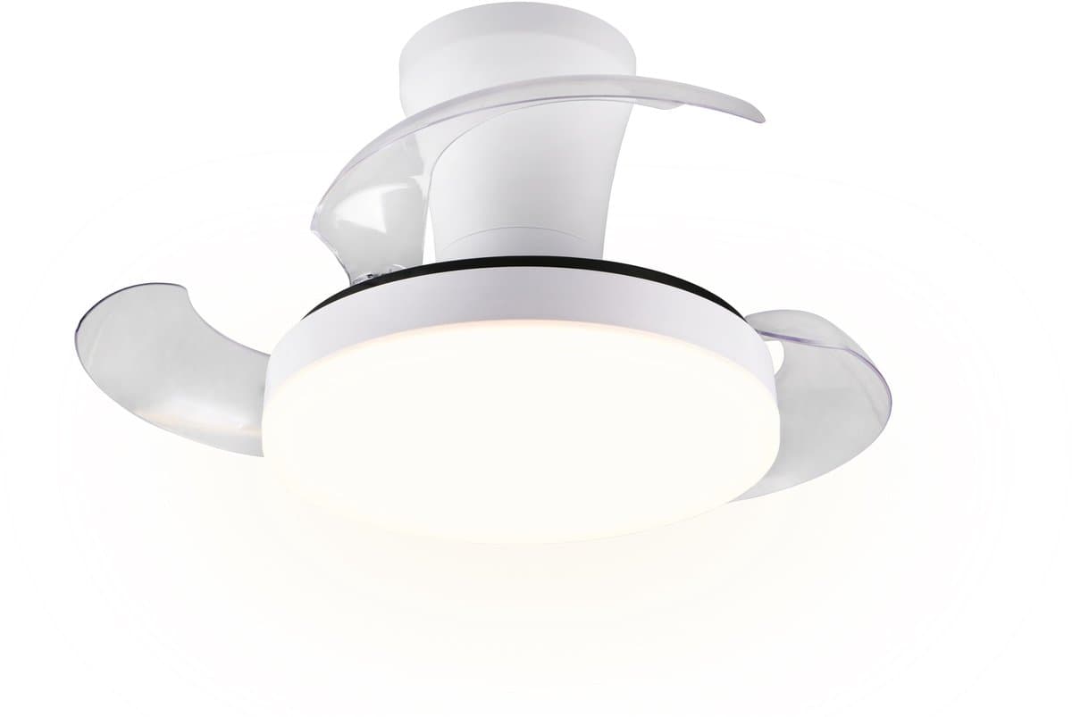 REALITY TAMPERE - Ventilator - Wit - incl. 1x SMD 24 W - Afstandsbediening - Geintegreerde dimmer - Traploos instelbare lichtkleur - Geheugenfunctie via de afstandsbediening - Zomer- en wintermodus - 6 snelheidsniveaus — afbeelding 1