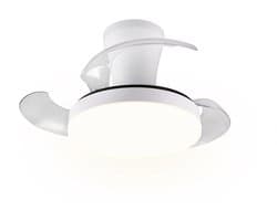 REALITY TAMPERE - Ventilator - Wit - incl. 1x SMD 24 W - Afstandsbediening - Geintegreerde dimmer - Traploos instelbare lichtkleur - Geheugenfunctie via de afstandsbediening - Zomer- en wintermodus - 6 snelheidsniveaus