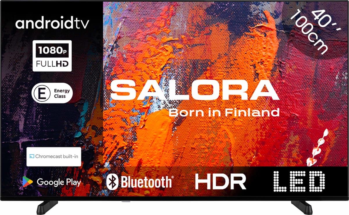 Salora 40FA550 Led televisie met Android smart TV en Chromecast — afbeelding 1