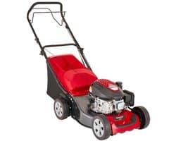 Grasmaaier Zelfrijdend - 41 cm Snijbreedte - Benzine Motor - 60 Liter Grasopvangbak - Stalen Chassis - Voor Kleine Tot Middelgrote Tuinen
