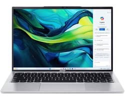 Aspire AL14-45P-R2PL - Laptop - 14 inch - AMD Ryzen 3 - 8GB - 512GB SSD - Zilver