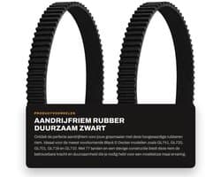 Distributieriem 77 Tanden - Aandrijfriem Rubber - 3 mm Tandhoogte - 10 mm Breedte - 231 mm Omtrek - Sluitlus