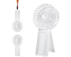 Oplaadbare USB Handventilator - Draagbare Mini Ventilator met 4 Snelheden voor Thuis, Kantoor en Reizen