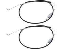 Tractiekoppeling Kabel - 2 Stuks - Compatibel met Toro Grasmaaiers - Kabellengte 45,5"/115,57cm - 34,5"/87,63cm - Metaal - Onderdelennummer 115-8435 290-941 - Grasmaaier Kabel